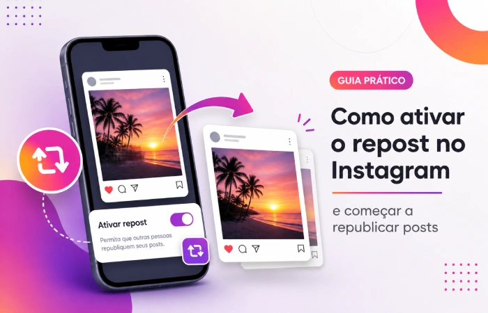 Como ativar o repost no Instagram