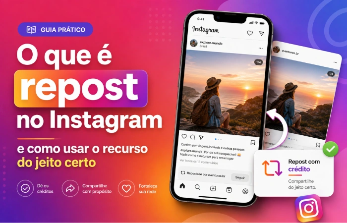 O que é repost no Instagram