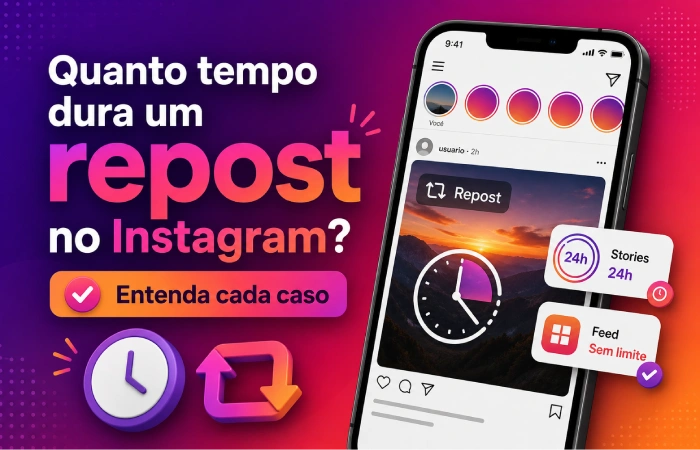 Quanto tempo dura um repost no Instagram
