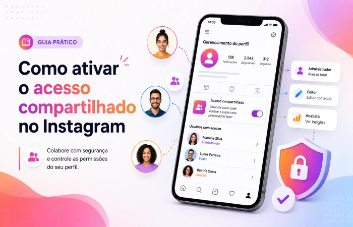 acesso compartilhado Instagram