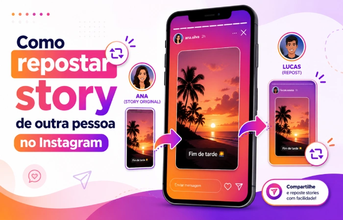 como repostar story no Instagram