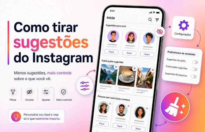 como tirar sugestões do Instagram
