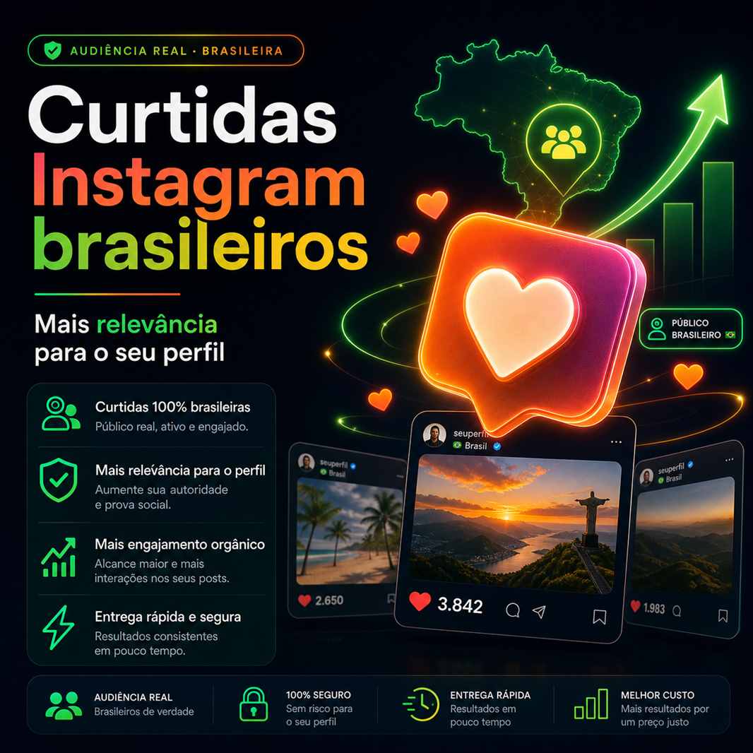 Curtidas Instagram brasileiros
