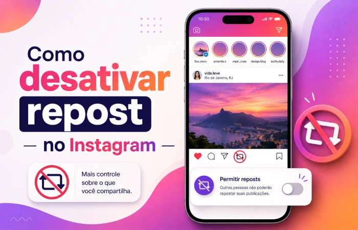 desativar repost no Instagram