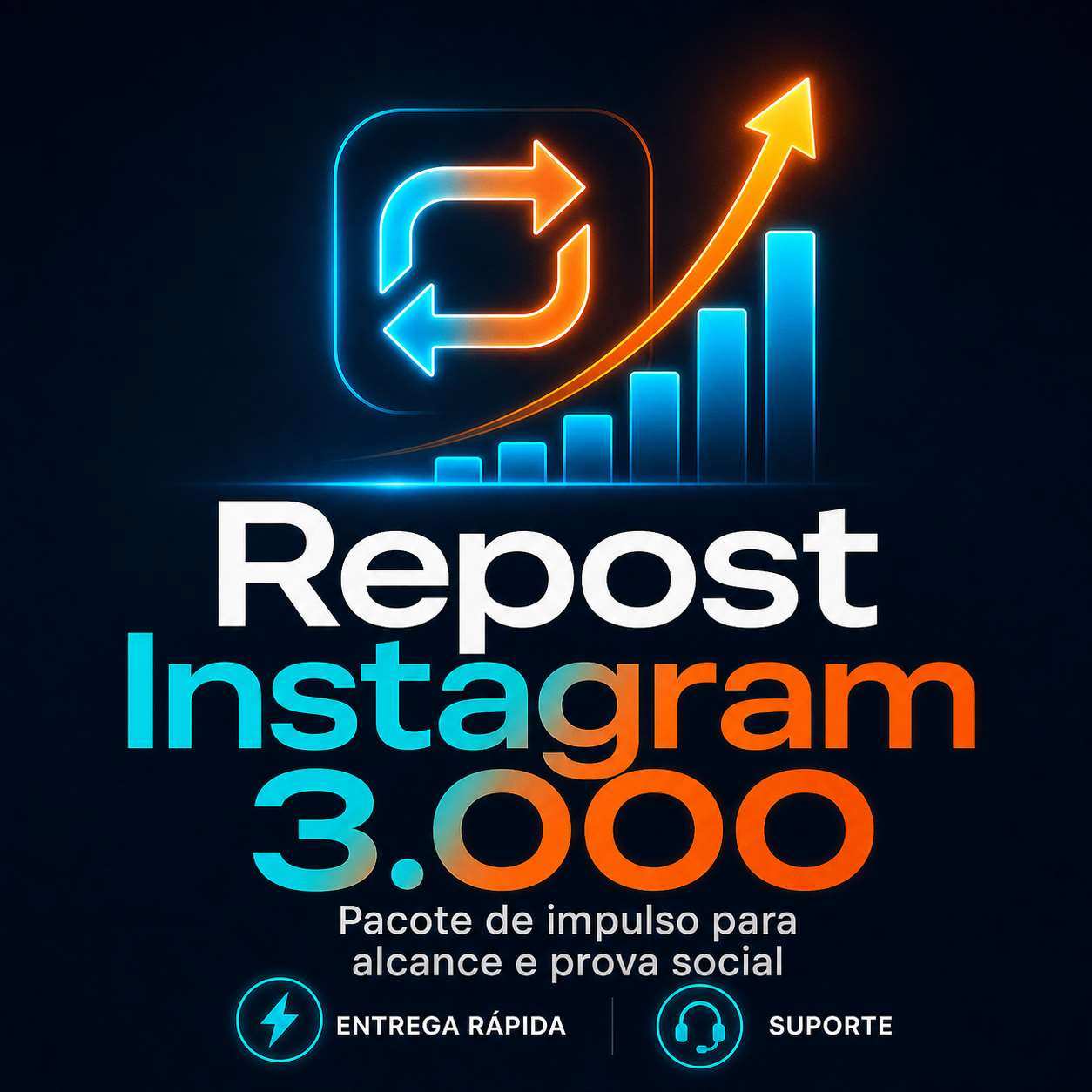 Repost Instagram 3.000