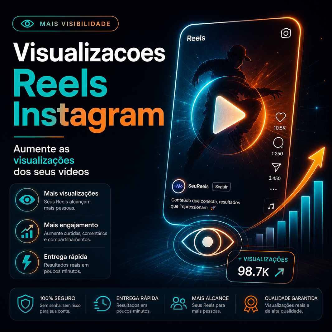 Visualizacoes Reels Instagram