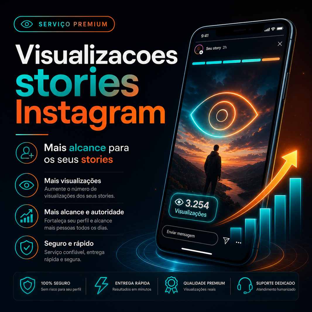 Visualizacoes stories Instagram
